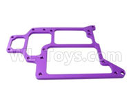 HSP 94188 spare parts-188065-02 Compact Aluminum Radio,Fuel Tank Tray-Purple,Upgrade HSP 94188 RC Car Truck Parts,Upgrade HSP 1:10 RC Truck Spare parts Accessories,HSP 94188 Upgrade Parts